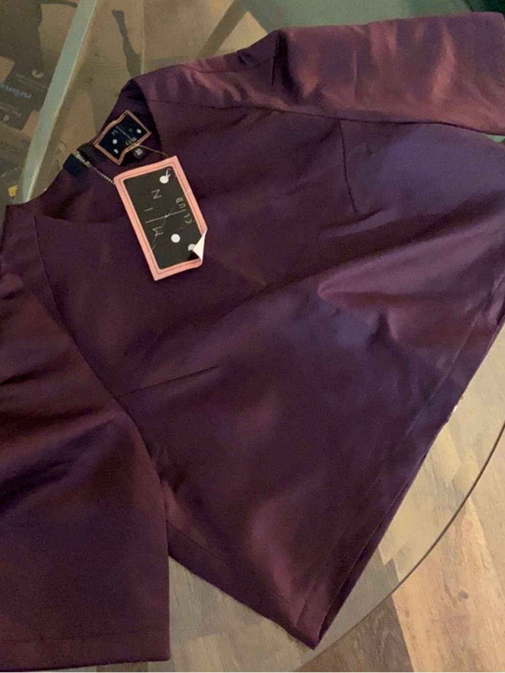 Plum mulberry ASOS Top with Tag